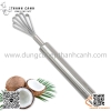 Nạo dừa sợi inox hình quạt, dụng cụ nạo dừa sợi nhỏ