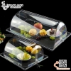 Nắp khay buffet hình chữ nhật mở 180 độ (không kèm khay). Nắp nhựa mica đậy khay 1/2, nắp chụp nhựa 1/2