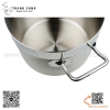 Nồi inox dùng bếp từ công nghiệp - Hàng HONGKONG hãng EAST, nồi inox dáng thấp