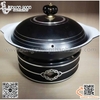 Bộ nồi hấp gang chống dính có nắp, nồi hấp màu đỏ và đen với nhiều kích thước