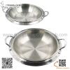Nồi lẩu cạn inox hàn quốc, nồi lẩu cao cấp với nhiều kích thước khác nhau