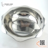 Nồi lẩu hoa / Nồi lẩu inox hình bông hoa hai ngăn sóng cách điệu, nồi lẩu Tứ Xuyên, nồi lẩu Đài Loan