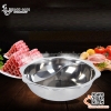 Nồi lẩu hoa / Nồi lẩu inox hình bông hoa hai ngăn sóng cách điệu, nồi lẩu Tứ Xuyên, nồi lẩu Đài Loan
