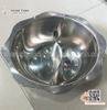 Nồi lẩu hoa / Nồi lẩu inox hình bông hoa hai ngăn sóng cách điệu, nồi lẩu Tứ Xuyên, nồi lẩu Đài Loan
