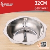 Nồi lẩu hoa / Nồi lẩu inox hình bông hoa hai ngăn sóng cách điệu, nồi lẩu Tứ Xuyên, nồi lẩu Đài Loan