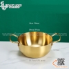Nồi mỳ Hàn Quốc, Nồi mì hải sản kiểu dáng Hàn Quốc không có nắp đậy màu trắng hoặc vàng có hai quai cầm thuận tiện di chuyển