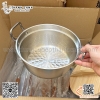 Nồi mì nắp gỗ chất liệu inox 304 cao cấp MÀU BẠC , nồi inox Hàn Quốc