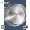 Nồi Inox có tay cầm, nồi inox nấu súp âu, nồi inox nấu sốt 3 đáy dùng từ có tay cầm hàng EAST