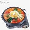 Nồi lẩu tokbokki Hàn Quốc đa năng, chảo lẩu kim chi dáng nông phong cách Hàn