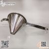 Phễu inox hình nón dạng đục lỗ tay cầm inox chuyên dụng để lọc sốt, thích hợp mô hình nhà hàng Âu