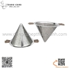 Phễu lọc trà hình nón, vợt lọc trà inox cao cấp