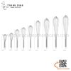 Phới đánh trứng inox, Phới Lồng Dụng Cụ Đánh Trứng Cầm Tay Bằng Inox
