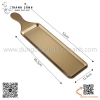 Khay inox chữ nhật có tay cầm màu bạc, màu vàng nhiều kích thước khác nhau
