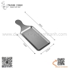 Khay inox chữ nhật có tay cầm màu bạc, màu vàng nhiều kích thước khác nhau
