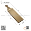 Khay inox chữ nhật có tay cầm màu bạc, màu vàng nhiều kích thước khác nhau