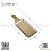 Khay inox chữ nhật có tay cầm màu bạc, màu vàng nhiều kích thước khác nhau