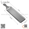 Khay inox chữ nhật có tay cầm màu bạc, màu vàng nhiều kích thước khác nhau