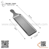 Khay inox chữ nhật có tay cầm màu bạc, màu vàng nhiều kích thước khác nhau