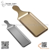 Khay inox chữ nhật có tay cầm màu bạc, màu vàng nhiều kích thước khác nhau