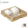 Rack nhựa đựng ly cốc đĩa, Rack ly cốc với các số ô khác nhau dùng trong máy rửa bát công nghiệp