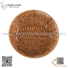 Rổ mây tròn màu nâu