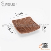 Rổ mây hình vuông màu nâu, rổ vuông giả mây cao cấp hình vuông cách điệu