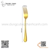 Bộ dao muỗng nĩa cao cấp mạ vàng sang trọng, bộ dao thìa dĩa inox màu vàng kiểu Ý cao cấp độc đáo