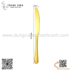 Bộ dao muỗng nĩa cao cấp mạ vàng sang trọng, bộ dao thìa dĩa inox màu vàng kiểu Ý cao cấp độc đáo