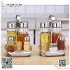 Bộ gia vị để bàn 2/3/4 chi tiết, Bình gia vị thuỷ tinh nhà hàng bếp ăn