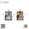 Bộ gia vị để bàn 2/3/4 chi tiết, Bình gia vị thuỷ tinh nhà hàng bếp ăn