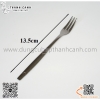 Dĩa ăn bánh, nĩa ăn hoa quả, dĩa inox nhỏ, cán chữ V inox dài 13.5cm