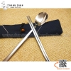 Đũa inox thân dẹt kiểu dáng Hàn Quốc, Đũa inox Hàn Quốc thân đặc