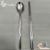 Đũa inox thân dẹt kiểu dáng Hàn Quốc, Đũa inox Hàn Quốc thân đặc