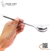 Thìa inox Hàn Quốc cán dẹt miệng tròn dài ~21cm ĐK 4cm