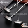 Thìa inox múc sốt đầu tròn, muỗng inox đầu tròn cán dài chuyên dùng để múc sốt
