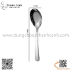 Thìa inox cong màu trắng và màu vàng, thìa súp đầu tròn inox 304 cao cấp