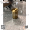 Thùng rác inox nắp lật cao cấp,thùng rác inox tròn