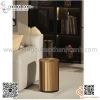 Thùng rác inox nắp lật cao cấp,thùng rác inox tròn