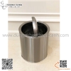 Thùng rác inox nắp lật cao cấp,thùng rác inox tròn