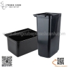 Thùng nhựa đựng rác xe đẩy sâu