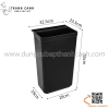 Thùng nhựa đựng rác xe đẩy sâu