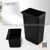Thùng nhựa đựng rác xe đẩy sâu