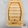 Thuyền gỗ bày gỏi cá