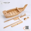 Thuyền gỗ bày gỏi cá