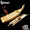 Thuyền gỗ bày gỏi cá