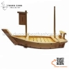 Thuyền gỗ bày gỏi cá