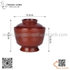 Bát súp miso nhựa melamine có nắp đậy ,Bát súp nhựa có nắp phong cách nhật bản