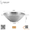 Bát Mỳ Udon inox hai lớp, Bát Ăn Mì Trộn, Tô Ăn Mì Ramen Hai Lớp MÀU INOX TRẮNG