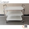 Xe đẩy dọn bàn 3 tầng inox, xe đẩy inox 3 tầng