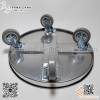 Đế chậu inox có bánh xe di chuyển, kệ để nồi có bánh xe hình tròn thông minh